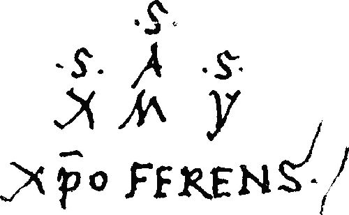 Christopher Columbus Signature