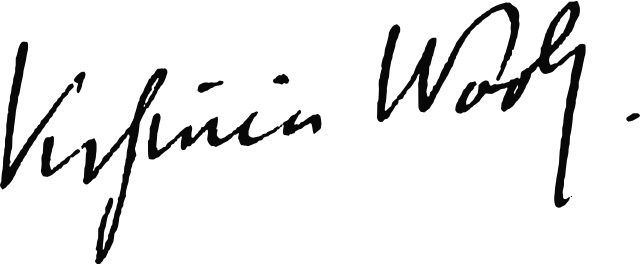 Virginia Woolf Signature