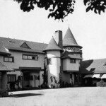 The stable entrance was close up. The Cove Farm stable was later converted into a living space